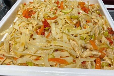 Удон с курицей