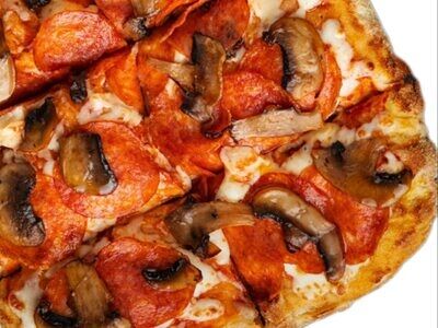 Пепперони и грибы