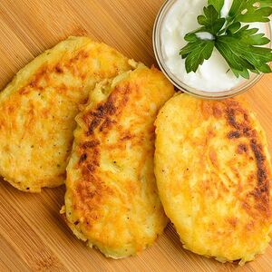 Драники Картофельные со сметаной