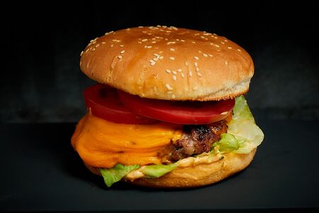 Бургер с курой