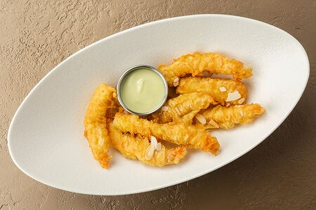 Креветки Васаби-айоли