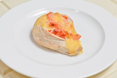 Куриная грудка с овощами