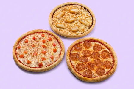 Три маленькие пиццы