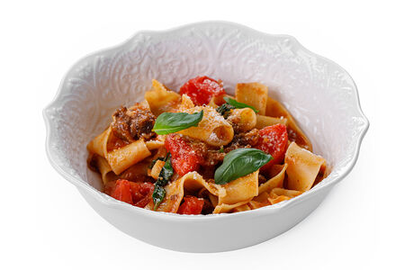 Паппарделле с говядиной