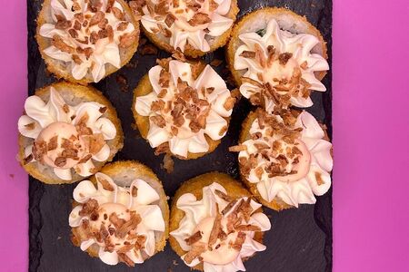 VIP Пармиджано темпура с лососем 