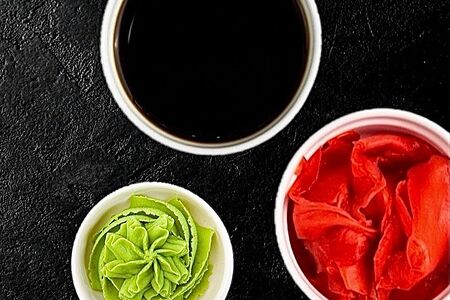 Набор Соевый соус, васаби и имбирь