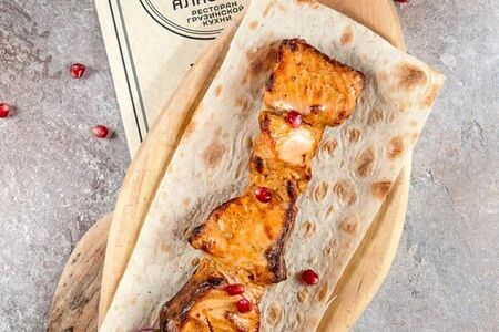 Шашлык из норвежского лосося