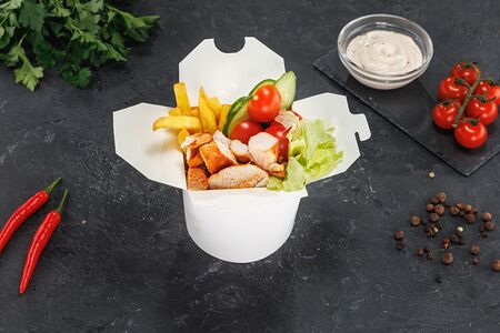 Шаурма-Box со свининой