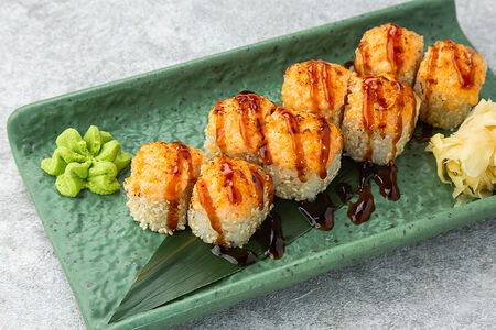 Ролл запеченный с креветкой