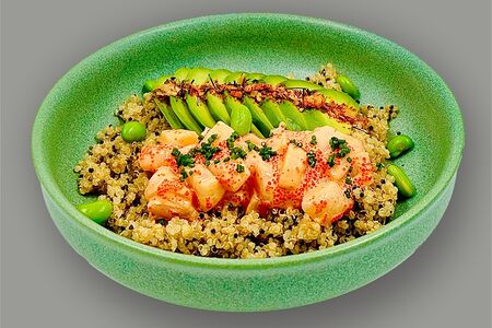 Поке с гребешком