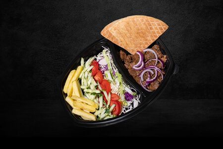 Дёнер Теллер с говядиной