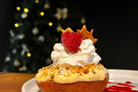 Пирожное Карамель-яблоко 