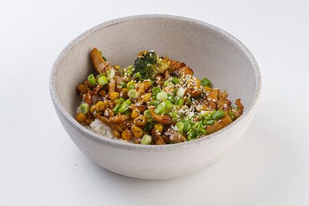 Сладкая курица терияки с рисом