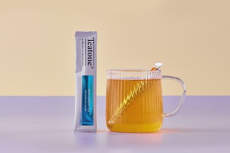 Чай в стике зелёный Мята