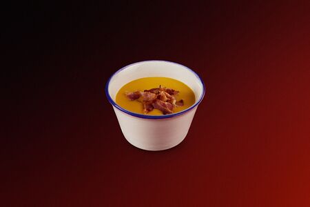 Сырный суп с беконом