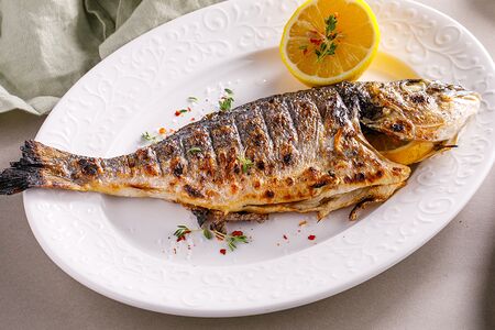 Дорадо на гриле