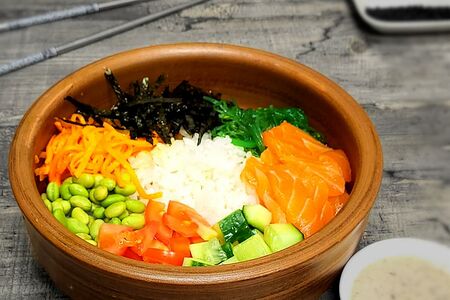 Поке с лососем