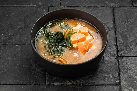 Мисо суп c лососем