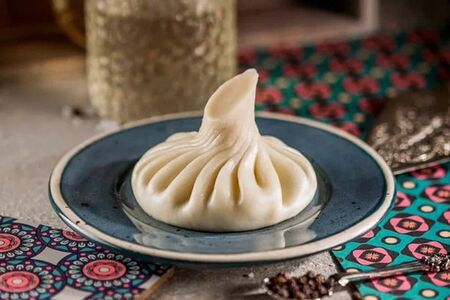 Хинкали с креветками и сыром