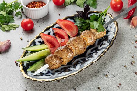 Шампиньоны на мангале