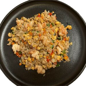 Рис с креветками