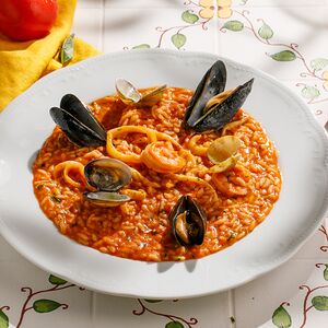 Ризотто с морепродуктами