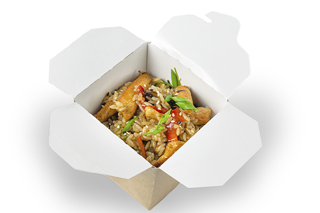 Тяхан с курицей