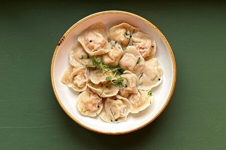 Пельмени с лососем