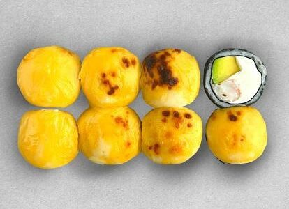 Запеченный с креветкой