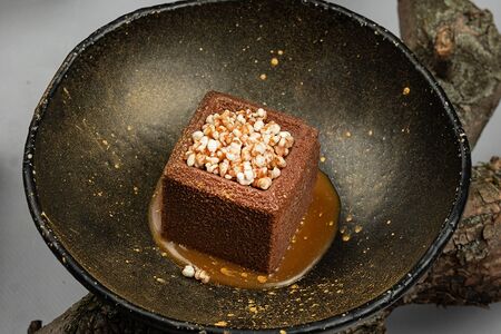 Кофейный мусс с соленой карамелью