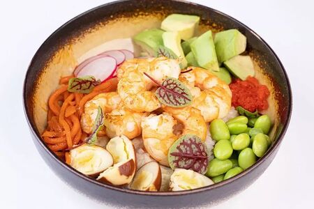 Поке с креветками