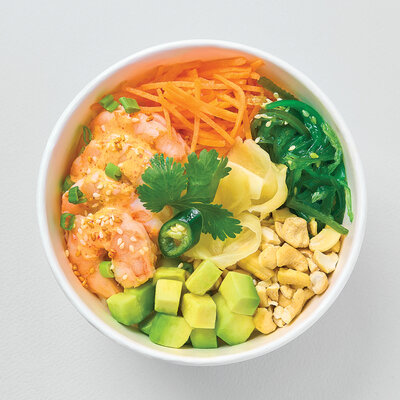 Поке с креветкой большая порция