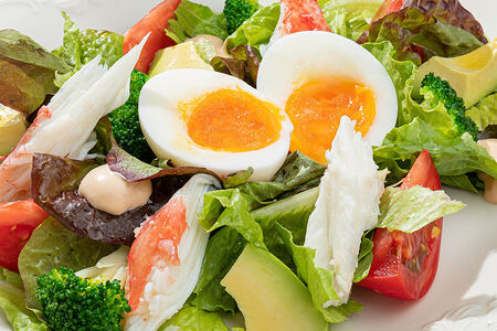 Салат с камчатским крабом