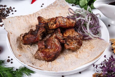 Шашлык из cвинoй шеи