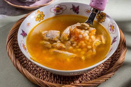 Суп куриный с птитимом