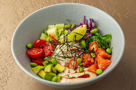 Поке с лососем