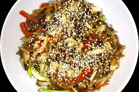  Чапчхэ с курицей