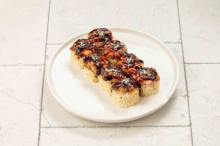 Горячий ролл с крабом