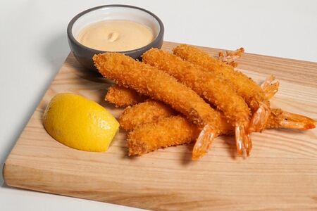 Креветки в кляре