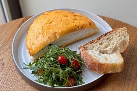 Пышный омлет из трёх яиц