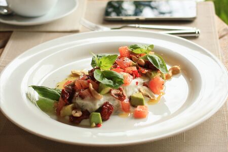 Салат Запеченый баклажан