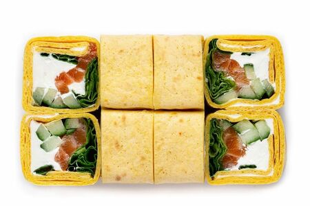 Тортилья с лососем