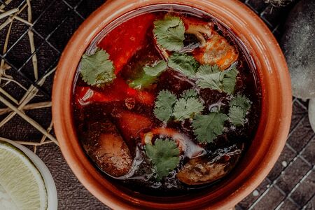 Суп Том Ям с креветкой