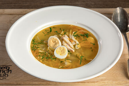 Домашний куриный суп