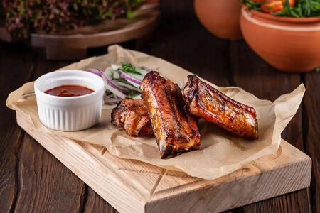 Шашлык из свиных ребер