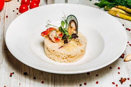 Ризотто с морепродуктами