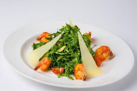 Салат Рукола с креветками