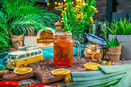 Лимонад Клубника-мята