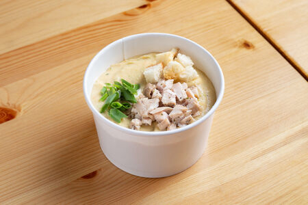 Суп овощной с курицей