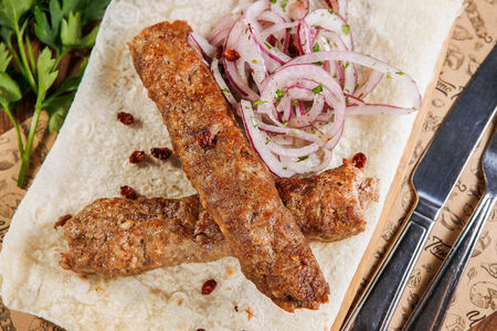 Люля-кебаб из баранины